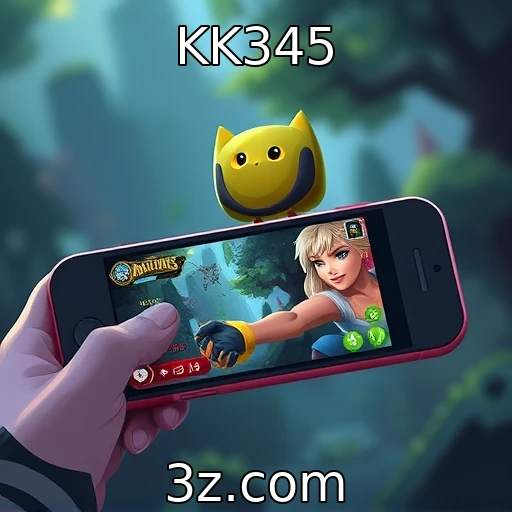 Crescimento do mercado de jogos para dispositivos móveis - KK345